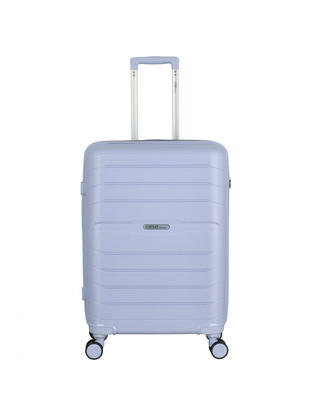 Cestovní plastový kufr Lamar velikost M světle fialový